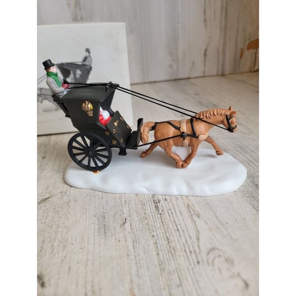 Dept 56 55816 Kings road cab heritage village accessory Xmas - Picture 6 of 12